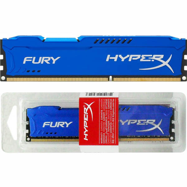 Memoria Ram Fury Ddr3 Gamer Azul 4gb 1 Hyperx Hx316c10f/4