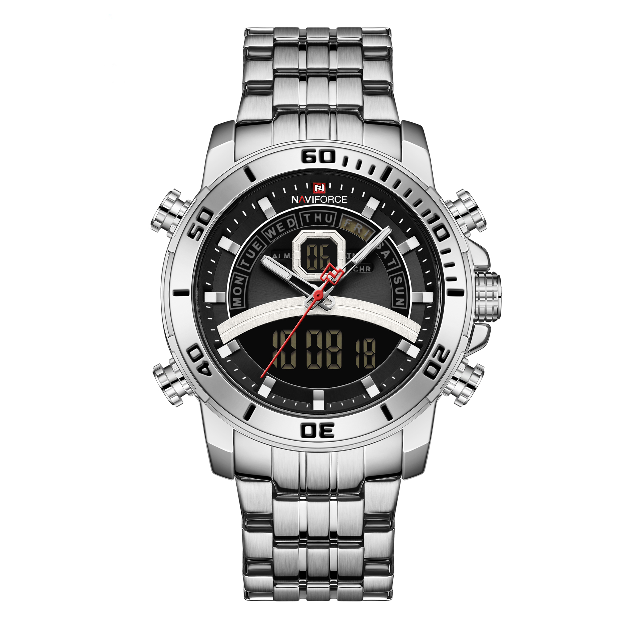 Reloj Para Hombre Naviforce Original Analogo-digital 9181s