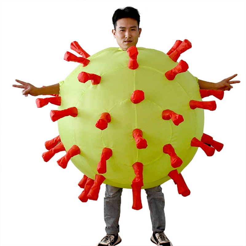 Disfraz De Virus Inflable De Halloween Para Adulto