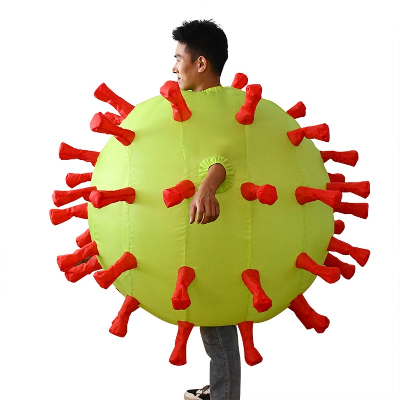Disfraz De Virus Inflable De Halloween Para Adulto