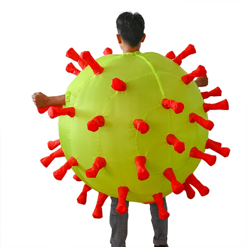 Disfraz De Virus Inflable De Halloween Para Adulto