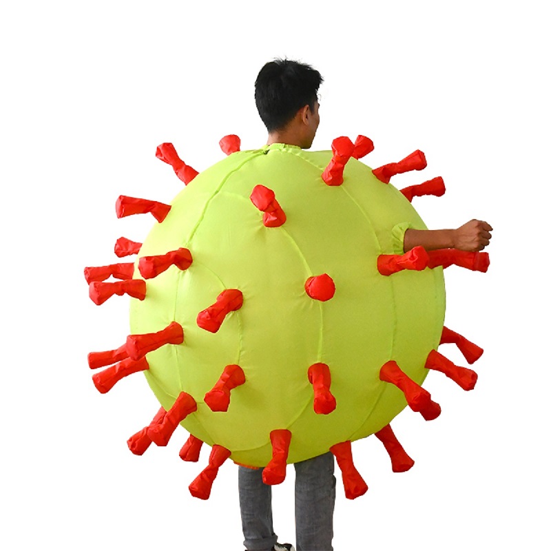 Disfraz De Virus Inflable De Halloween Para Adulto
