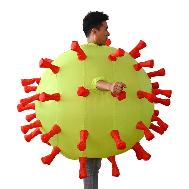 Disfraz De Virus Inflable De Halloween Para Adulto