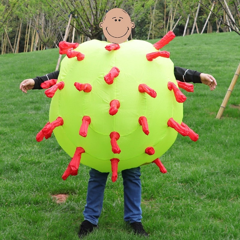 Disfraz De Virus Inflable De Halloween Para Adulto