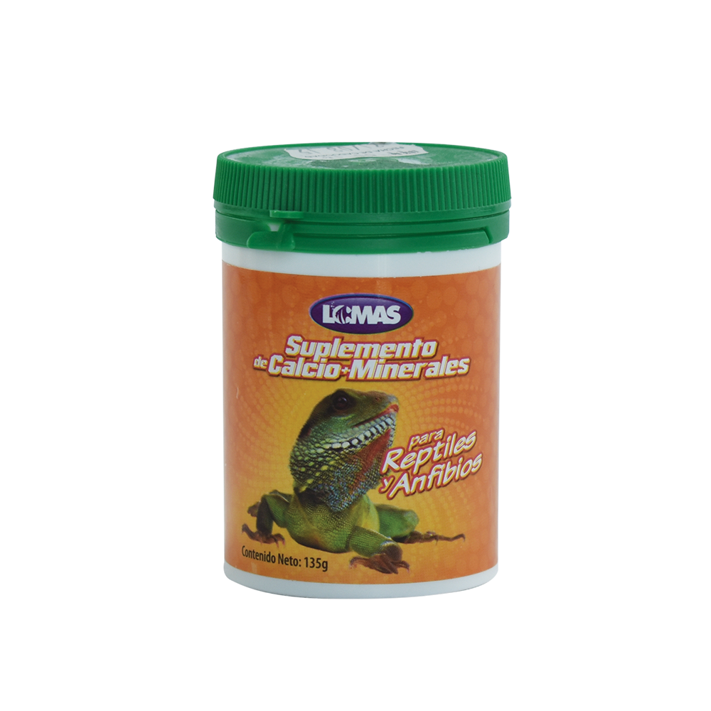 Suplemento De Calcio C/Minerales P/Reptiles 135 G