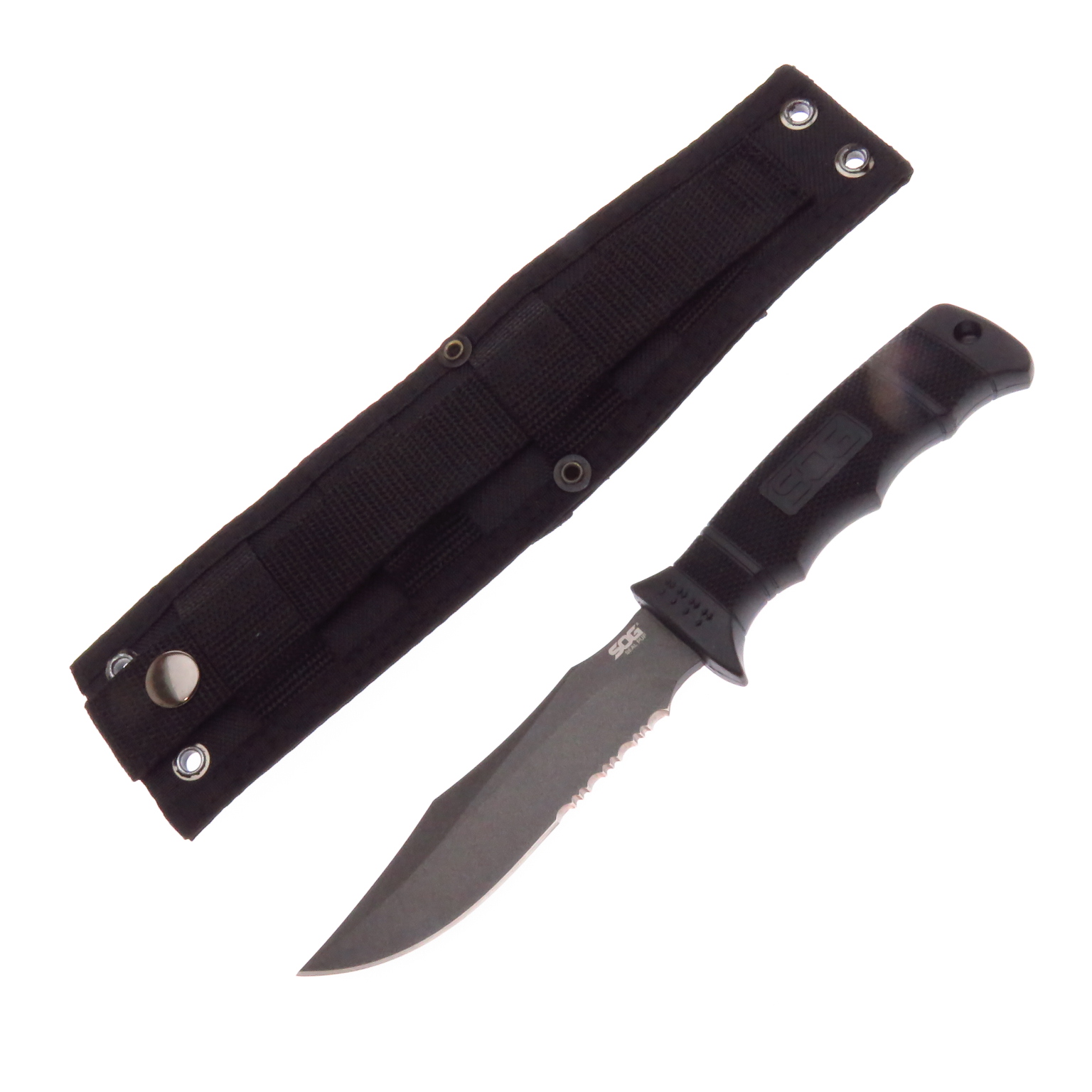 Sog99613 Sog Seal Pup Cuchillo Filo Combo Con Funda