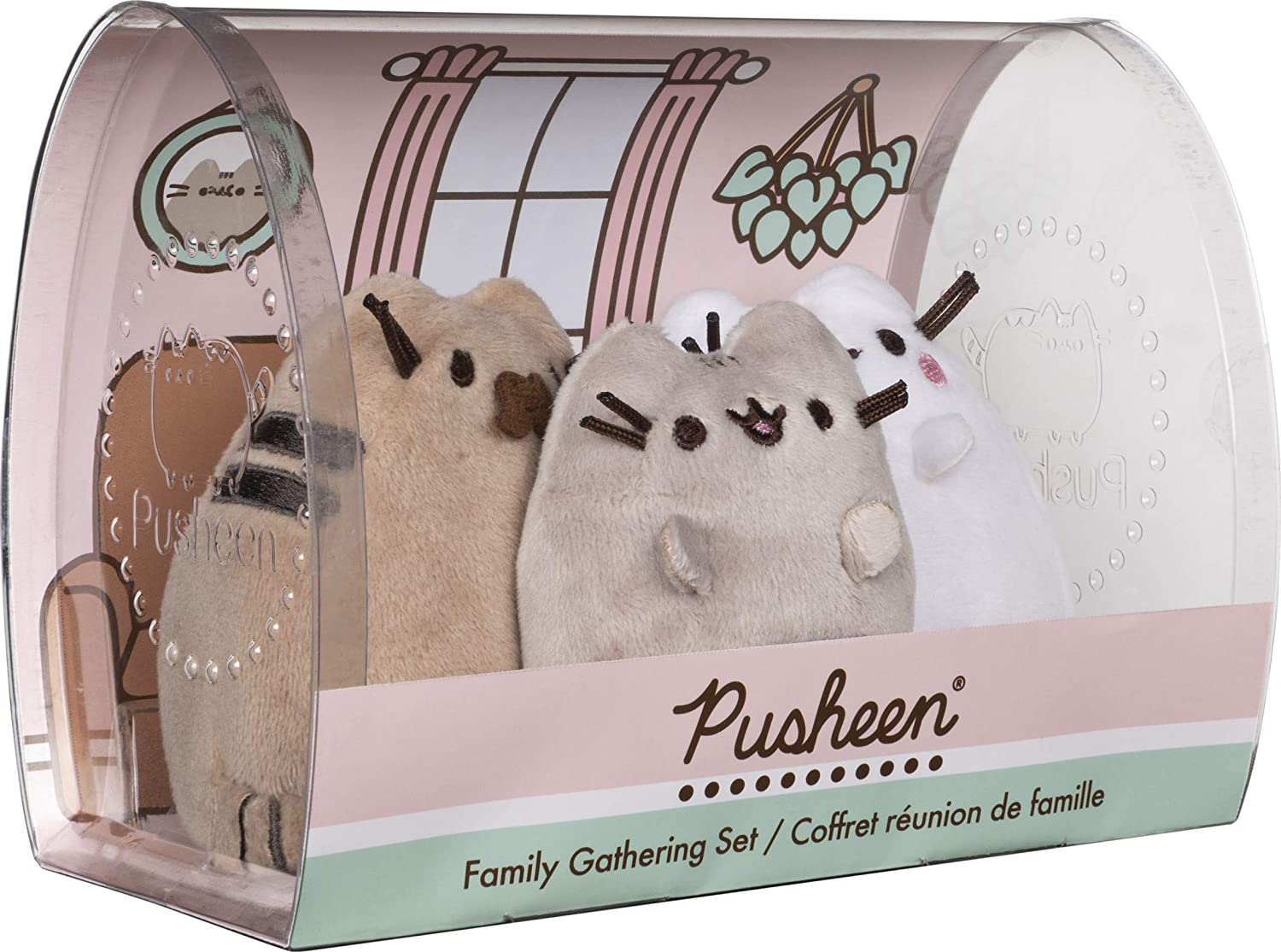 Set De Peluches Familia Pusheen Mama Y Papa Pusheen Cat Gund