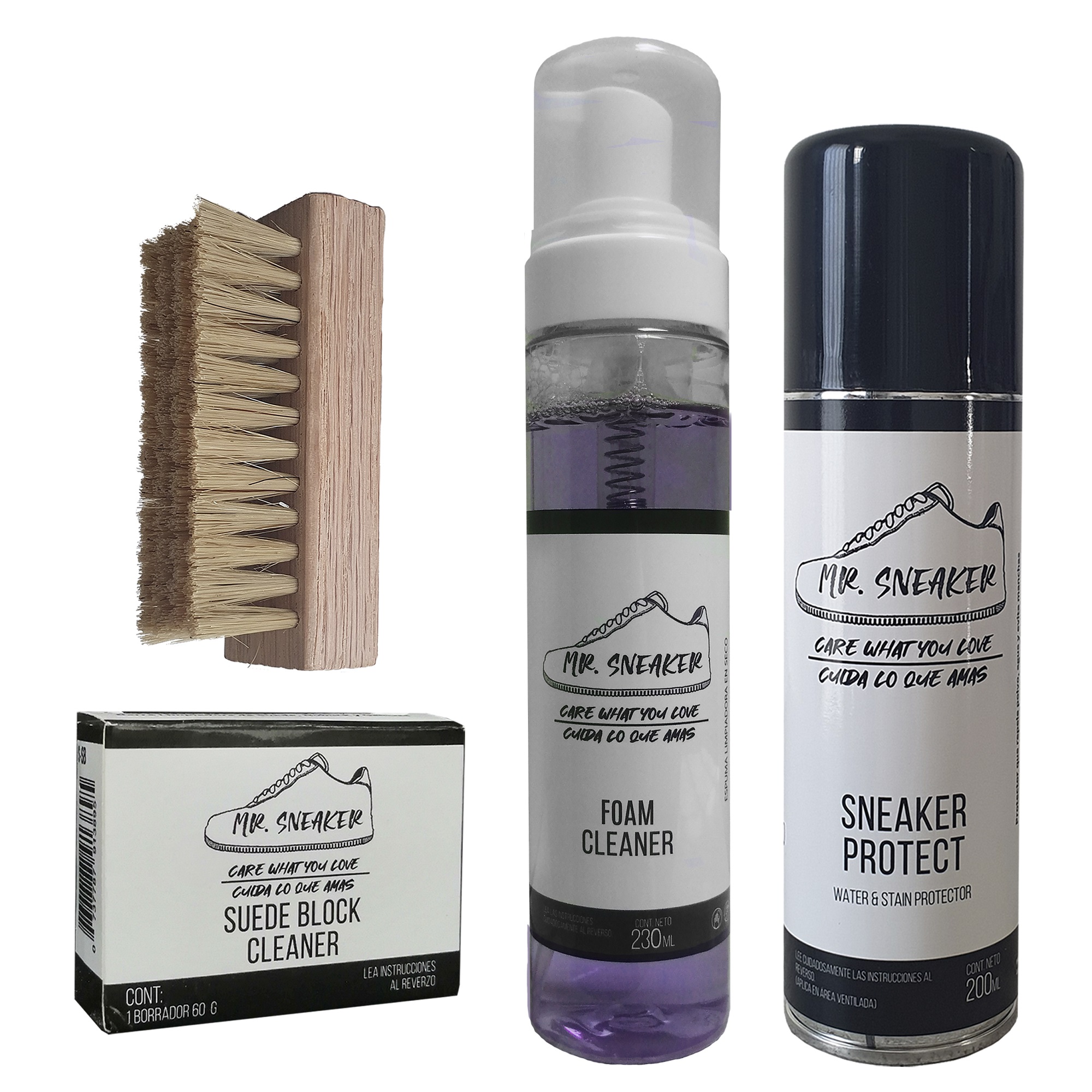 MR. SNEAKER SUEDE KIT PARA LIMPIEZA DE SNEAKERS DE GAMUZA Y NOBUCK