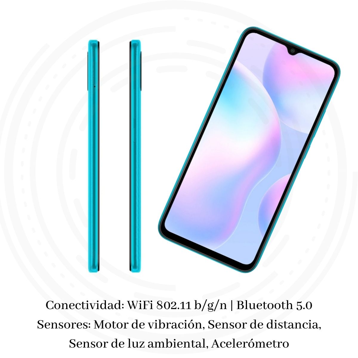 Celular Xiaomi Redmi 9A 6.53" HD+ 32GB/2GB Cámara 13MP/5MP Mediatek Android 10 Color Verde