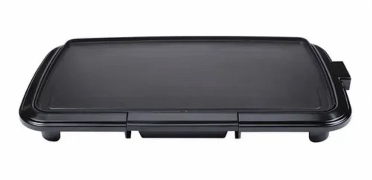 Plancha de Cocción Mainstays Eléctrica Negra