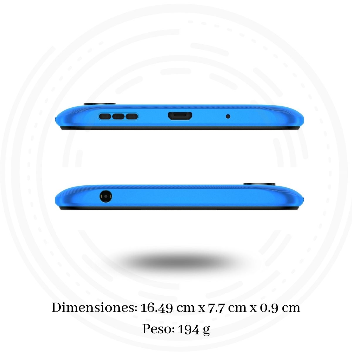 Celular Xiaomi Redmi 9A 6.53" HD+ 32GB/2GB Cámara 13MP/5MP Mediatek Android 10 Color Azul