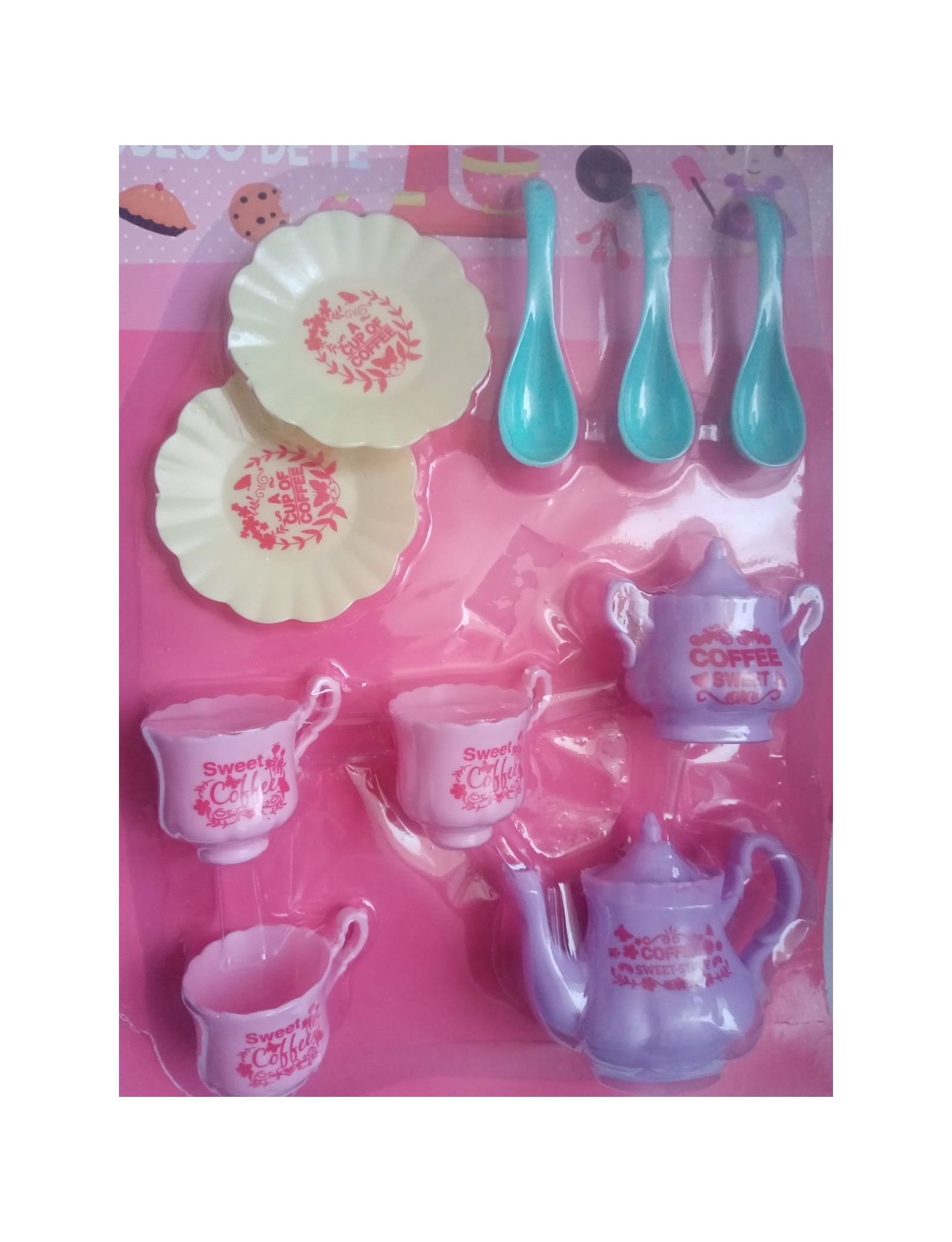 Juego de te juguete de cocina con accesorios para niñas juguetes de muñecas