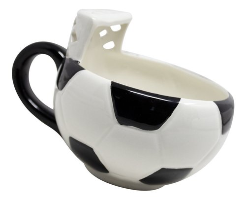 Taza Grande Para Cafe Futbol & Basquet 450ml Ceramica