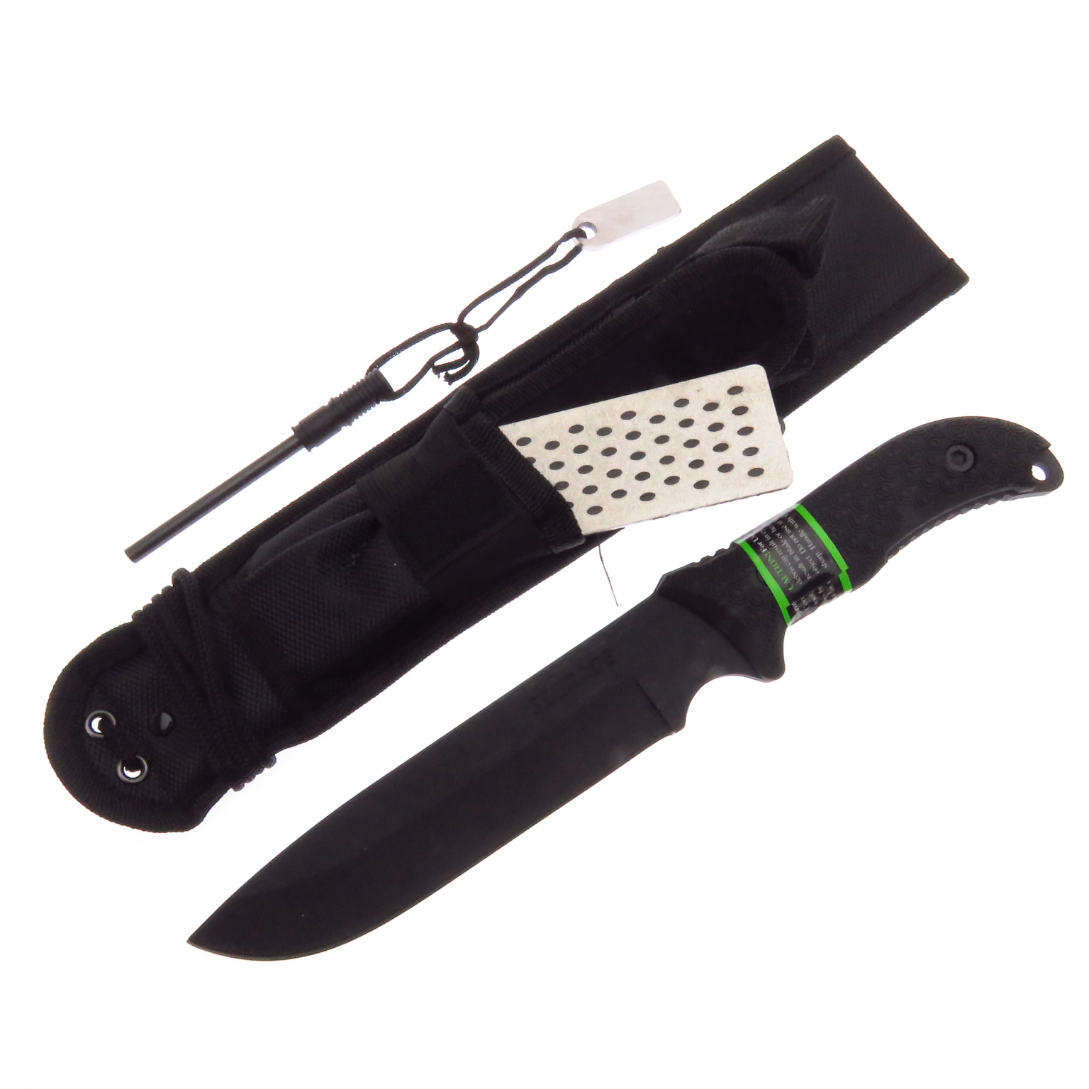 Schf37 Schrade Cuchillo Extreme Survival Filo Plano Hc