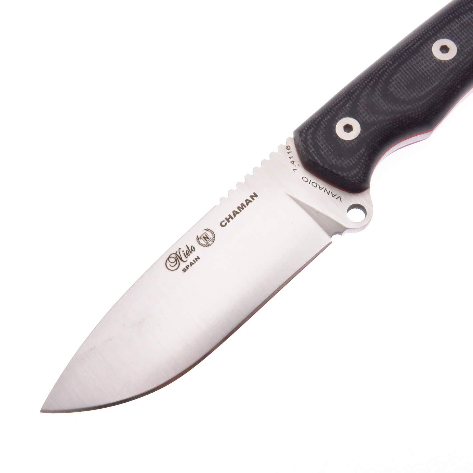 Ni140Mk Nieto Chaman Cuchillo De Supervivencia Con Kit