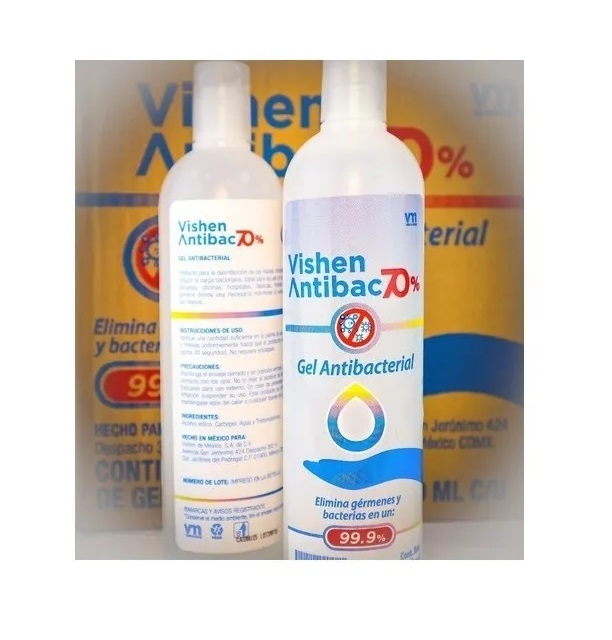 Gel Antibacterial Para Manos Vishen Antibac Clarasol 500 Ml : Bsg