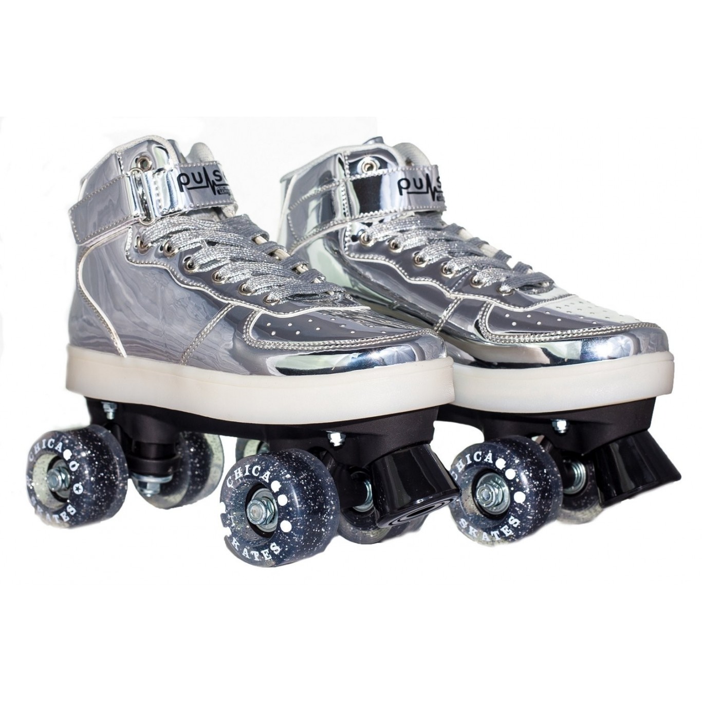 Patines Chicago Pulse Light Up Silver