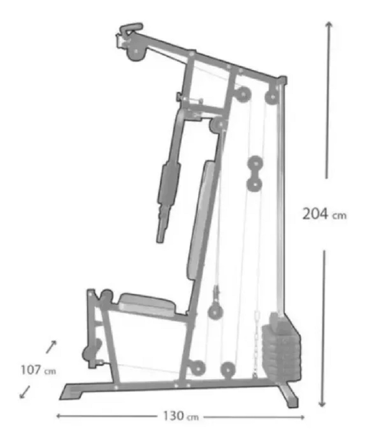 Gimnasio Multifuncional Athletic Works Wmmg-4201