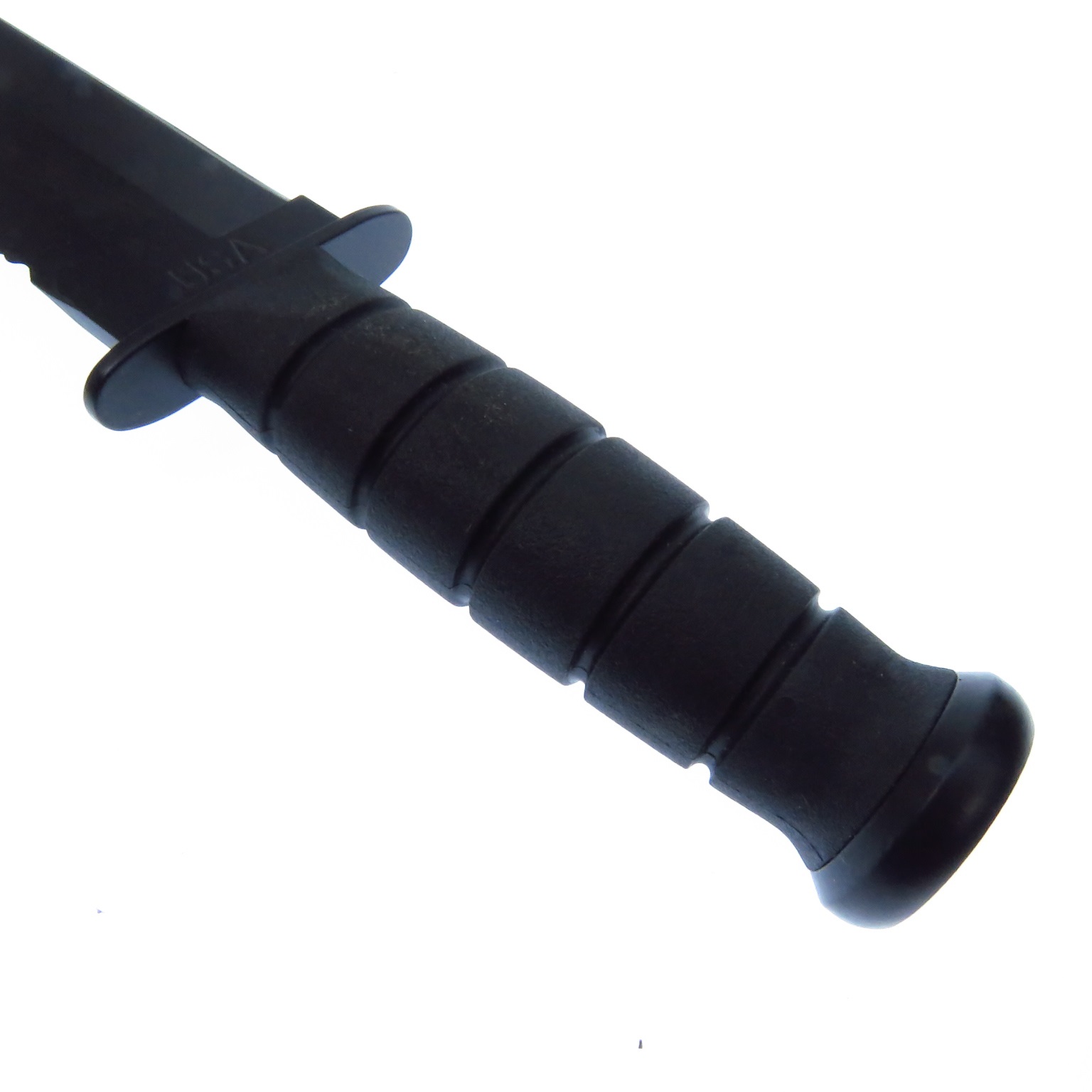 Ka2211 Kabar Cuchillo Big Brother Negro Filo Plano C/Fda