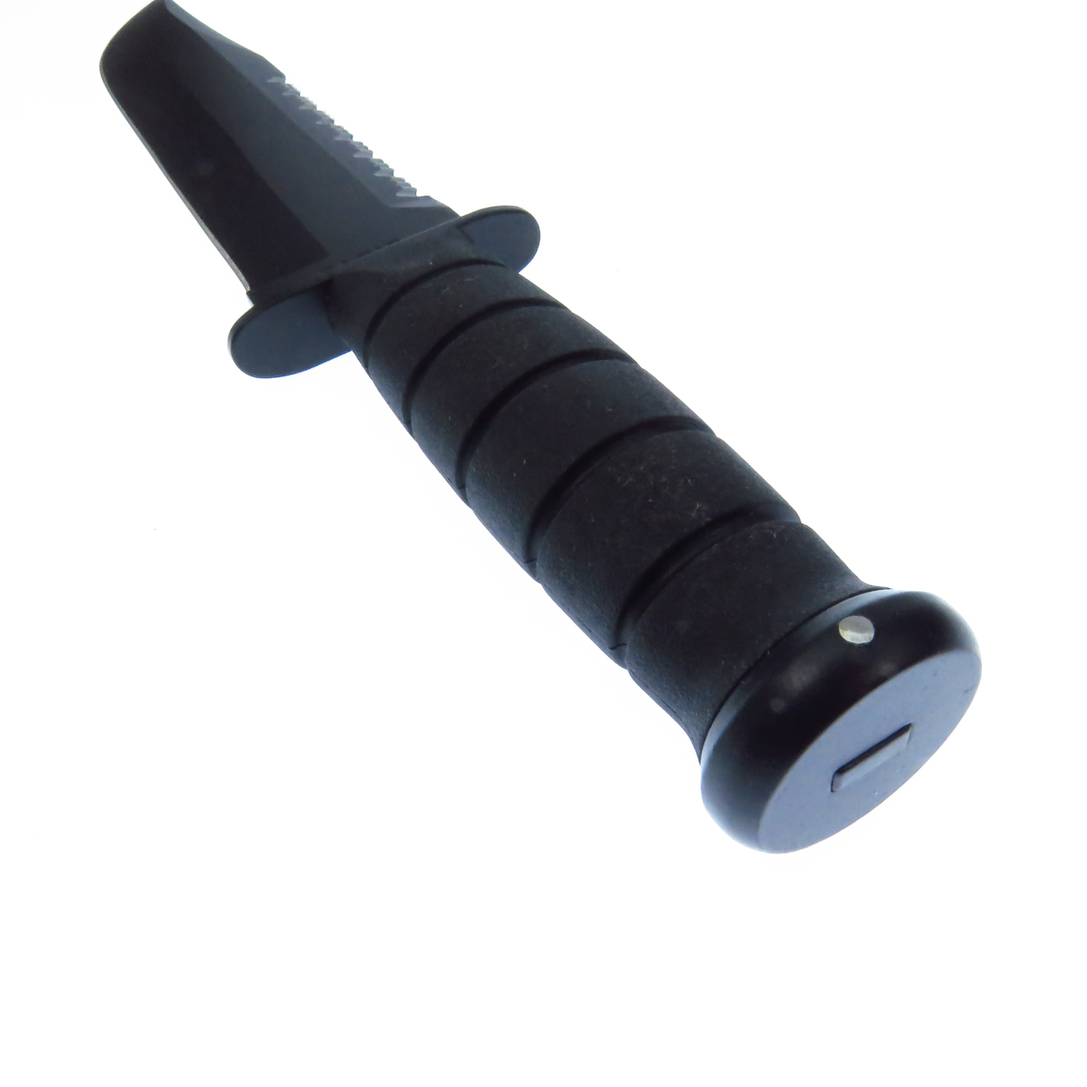 Ka2211 Kabar Cuchillo Big Brother Negro Filo Plano C/Fda