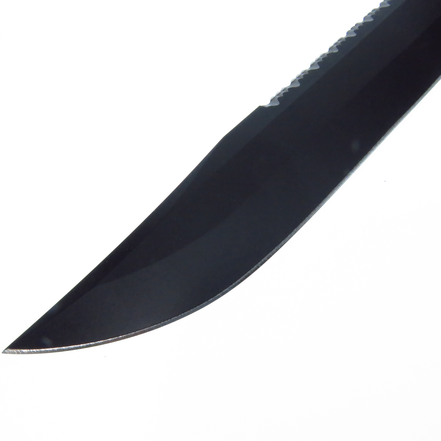 Ka2211 Kabar Cuchillo Big Brother Negro Filo Plano C/Fda