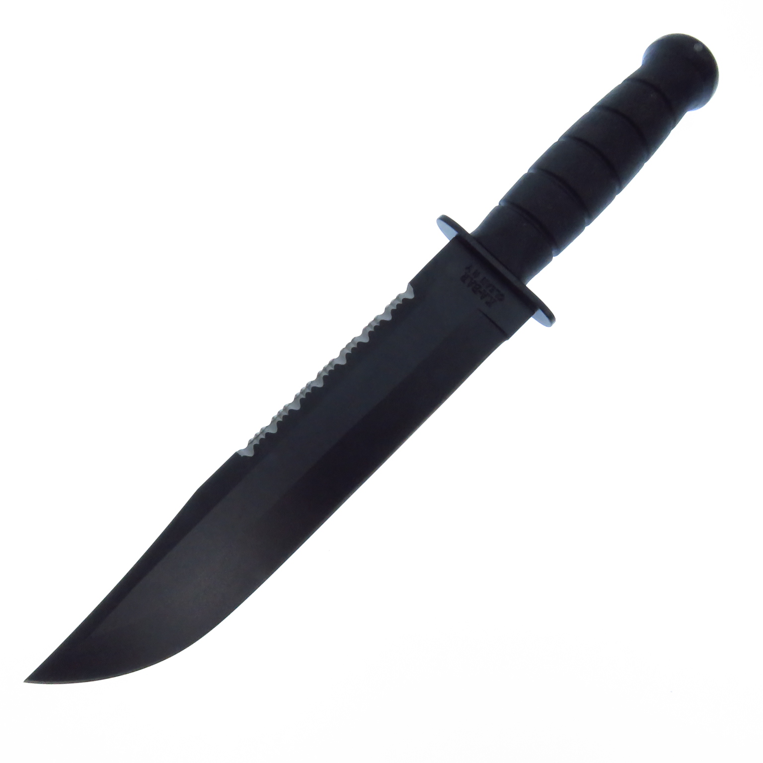 Ka2211 Kabar Cuchillo Big Brother Negro Filo Plano C/Fda