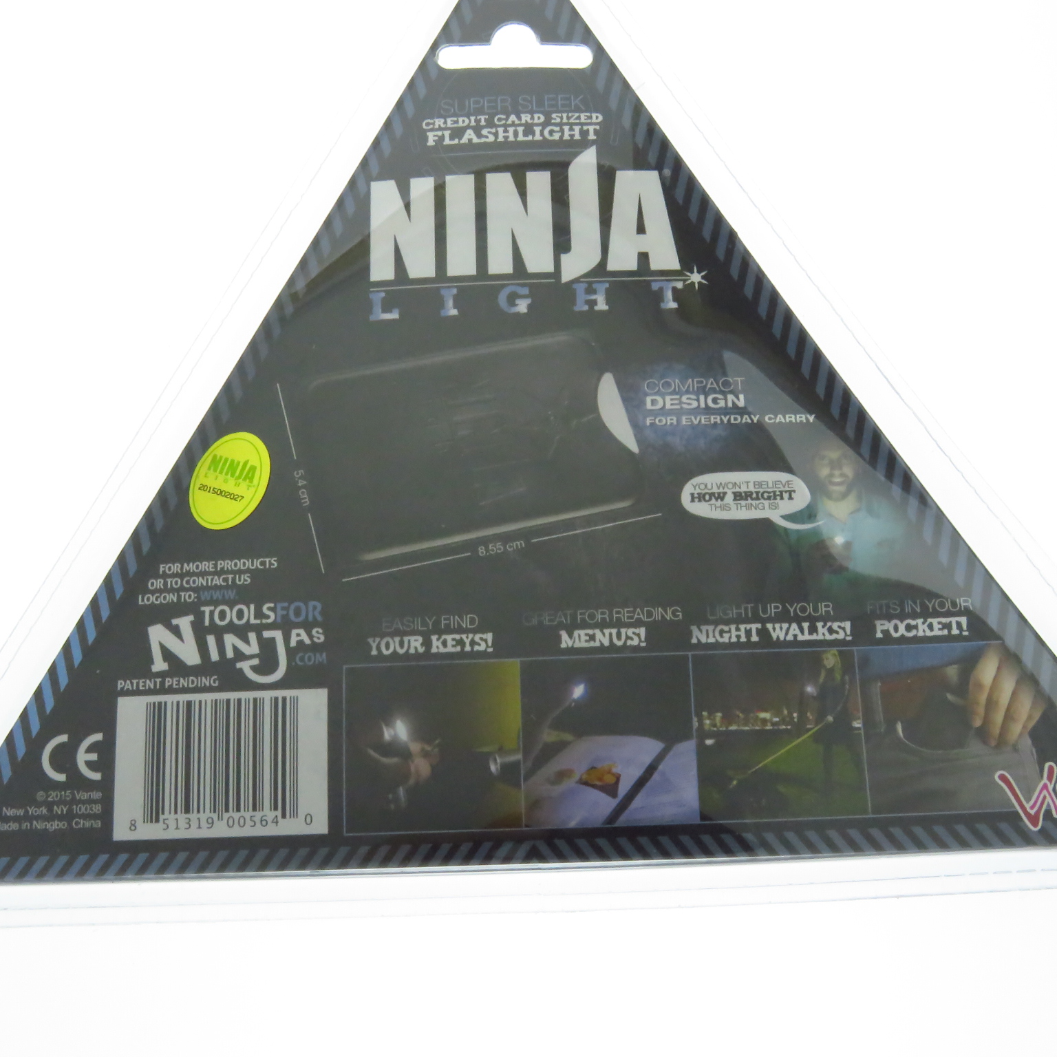 Ninja801 Wallet Ninja Card Led Linterna Tarjeta De Credito