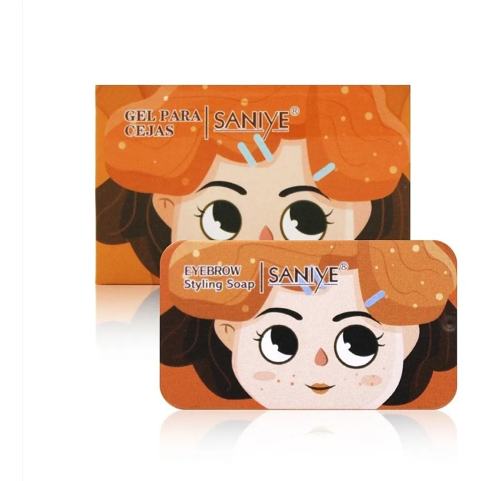 JABÓN PARA CEJAS CON CEPILLO M331 NARANJA SANIYE 11 G