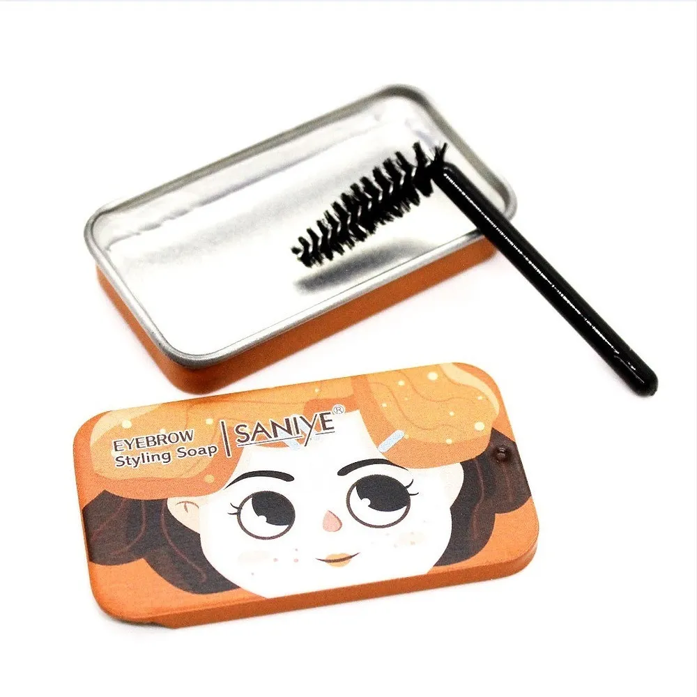 JABÓN PARA CEJAS CON CEPILLO M331 NARANJA SANIYE 11 G