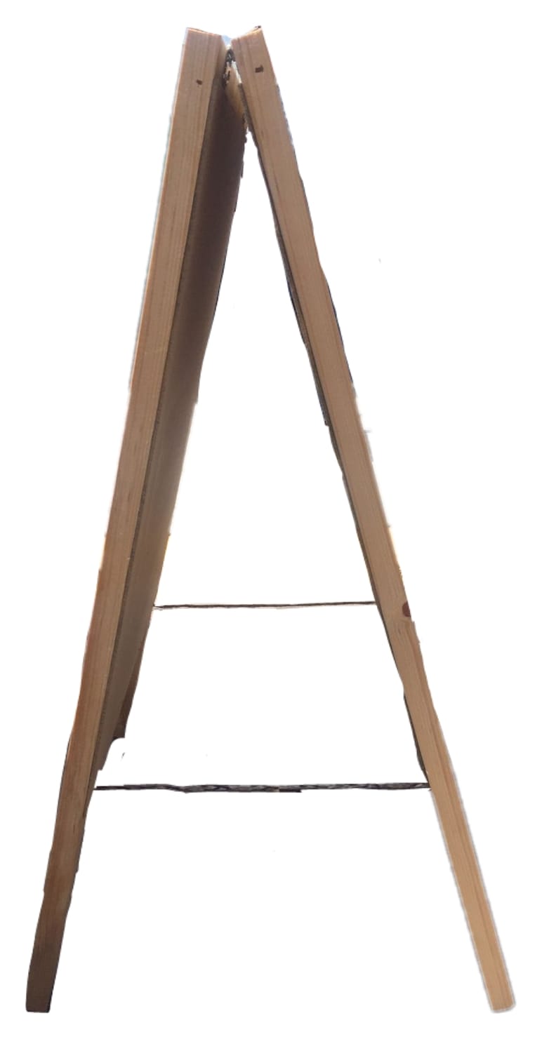 Pizarra Para Restaurante, Cafetería O Negocio Doble Vista