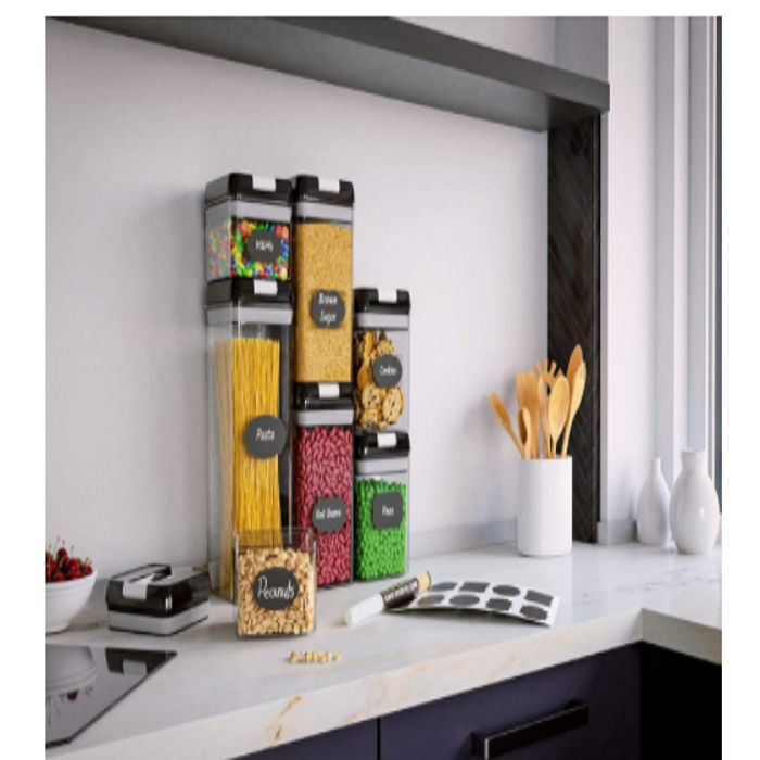 JUEGO DE RECIPIENTES HERMETICOS PARA ALMACENAR ALIMENTOS