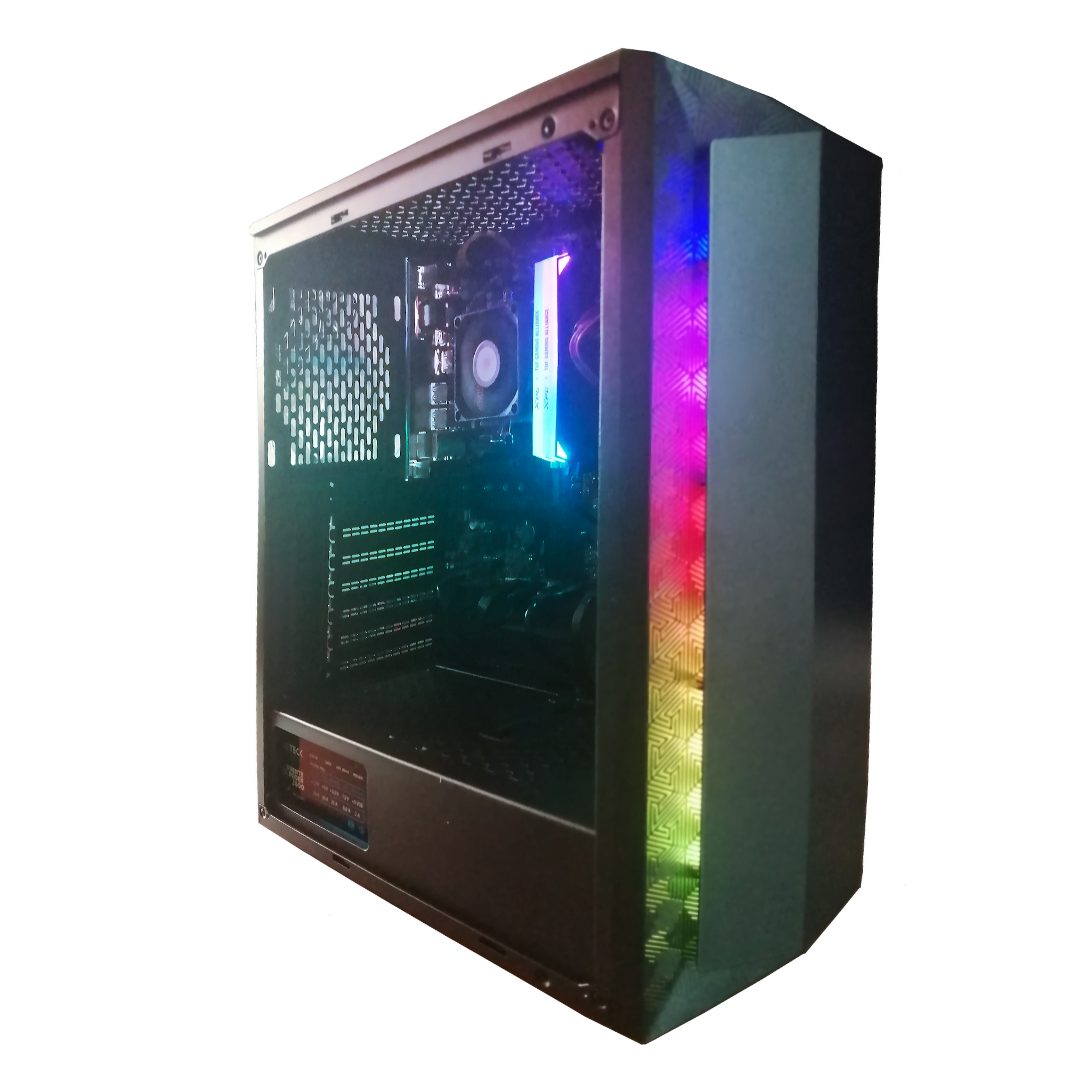 Pc Gamer Compu Armado Amd Athlon 3000g 16gb Rgb Ssd 240gb
