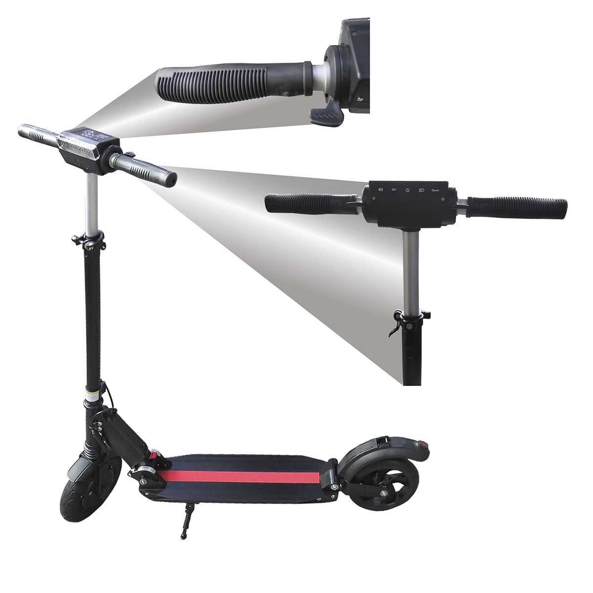 Scooter Eléctrico Patín Eléctrico Urban Motor 350w 30km Max