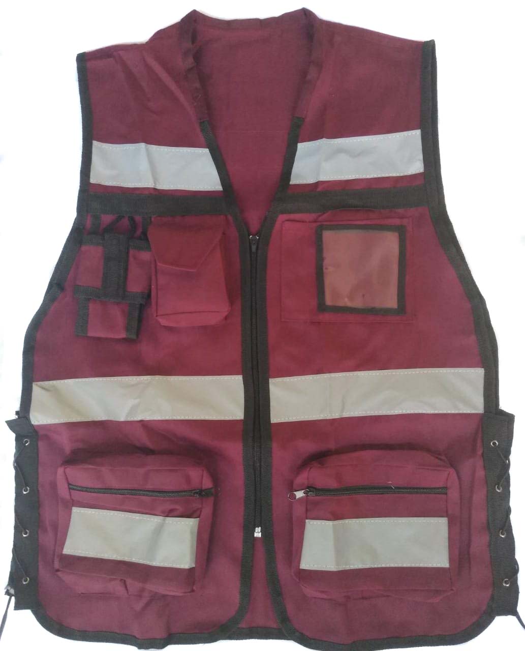 Chaleco Brigadista Reflejante Industrial AJUSTABLE RKT  TALLA CHICA