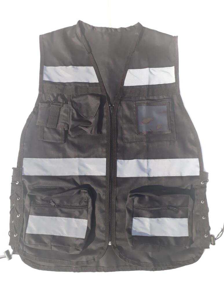 Chaleco Brigadista Reflejante Industrial AJUSTABLE RKT  TALLA CHICA