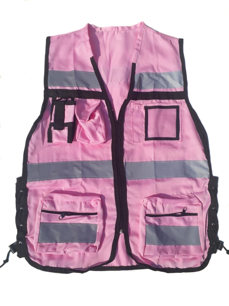 Chaleco Brigadista Reflejante Industrial AJUSTABLE RKT  TALLA CHICA