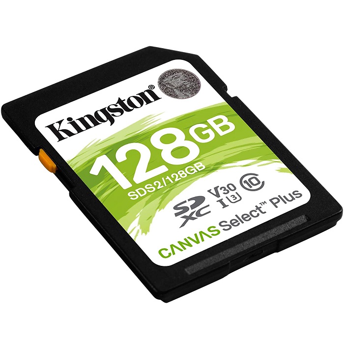 Memoria SD 128GB Kingston SDXC Clase 10 Canvas Select Plus SDS2/128GB.