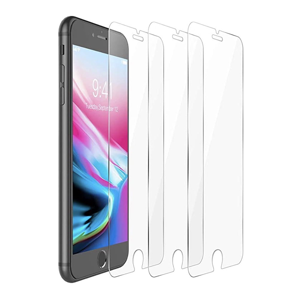 Mica Protector De Pantalla Para iPhone 6 Plus / 7 Plus / 8 Plus Paquete de 3 Micas