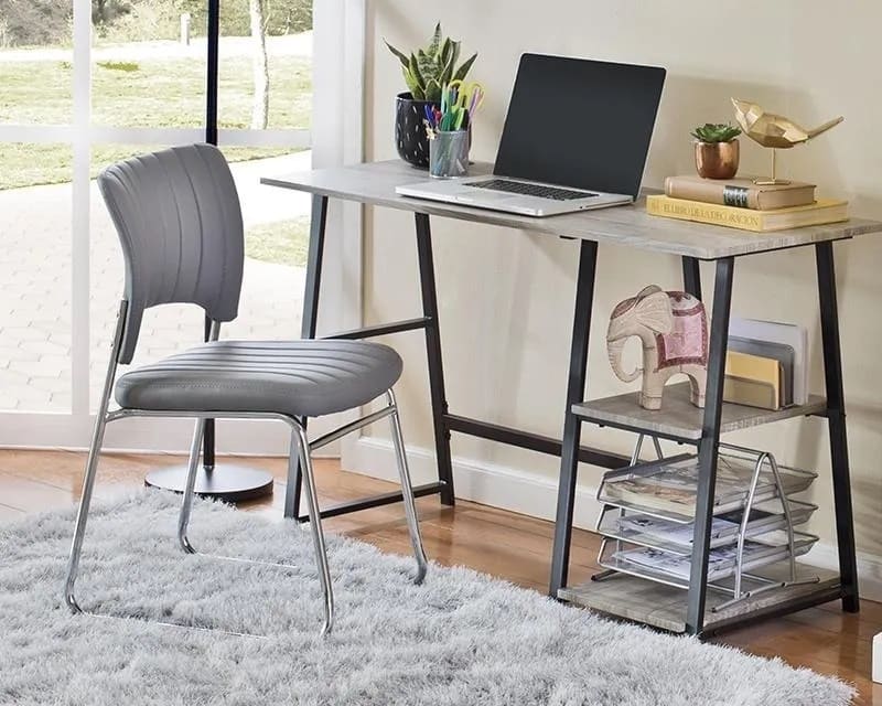 Silla Para Oficina Color Gris