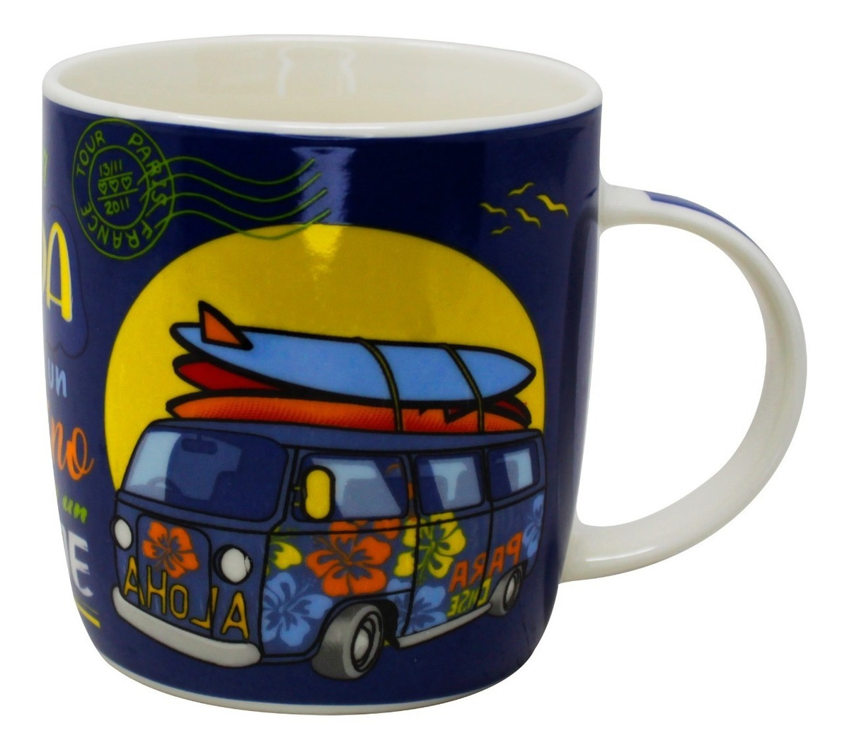 Tazas Grande Para Cafe Papá Frases 350ml Porcelana Decorada