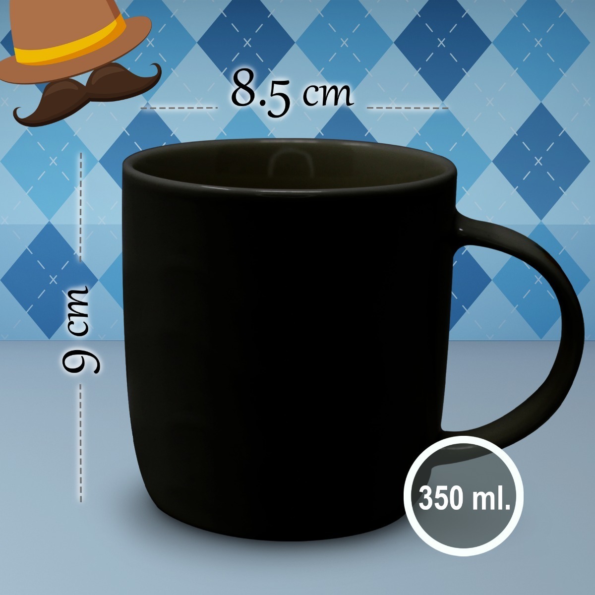 Tazas Grande Para Cafe Papá Frases 350ml Porcelana Decorada