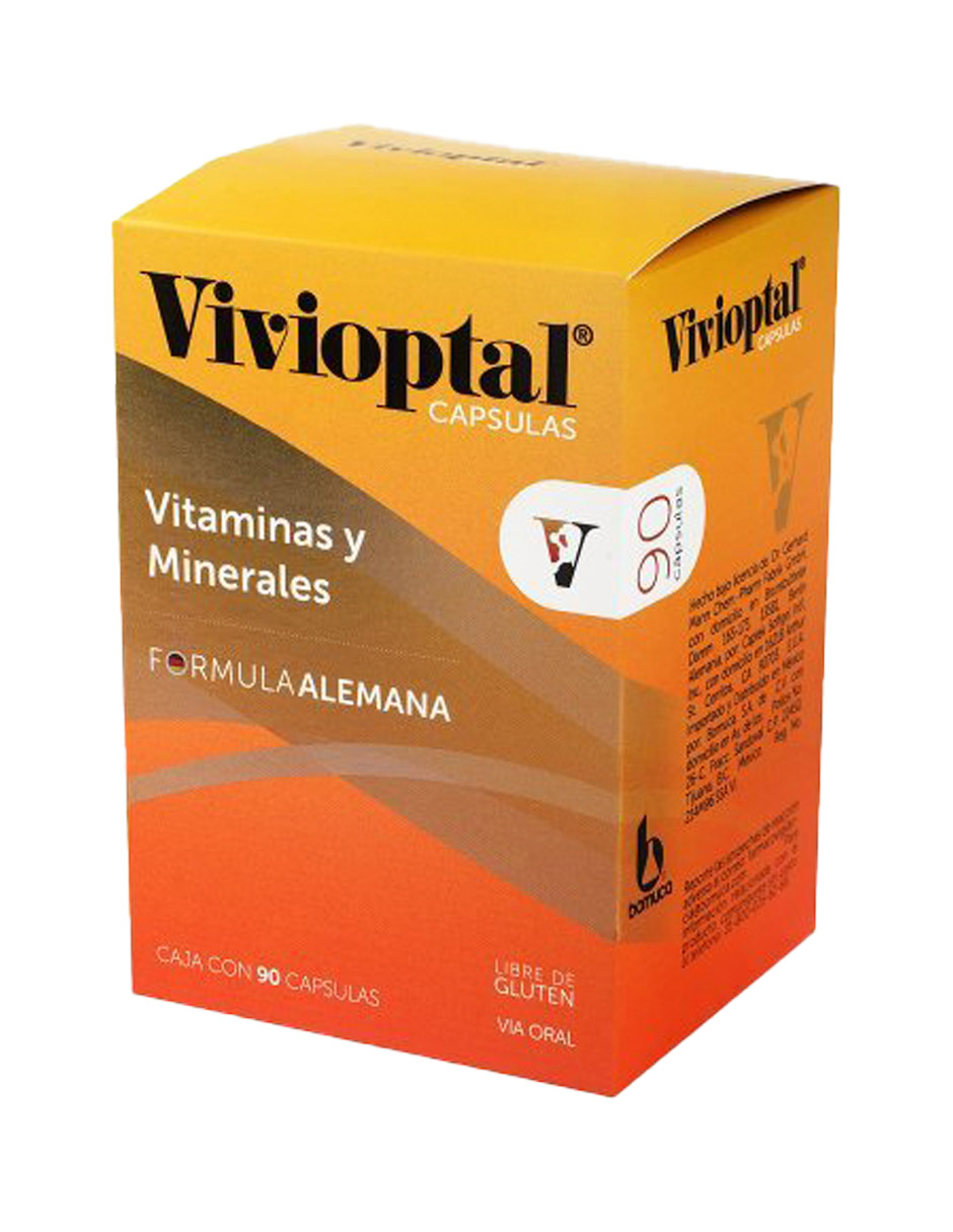 Vivioptal Vitaminas Y Minerales 90 Cápsulas
