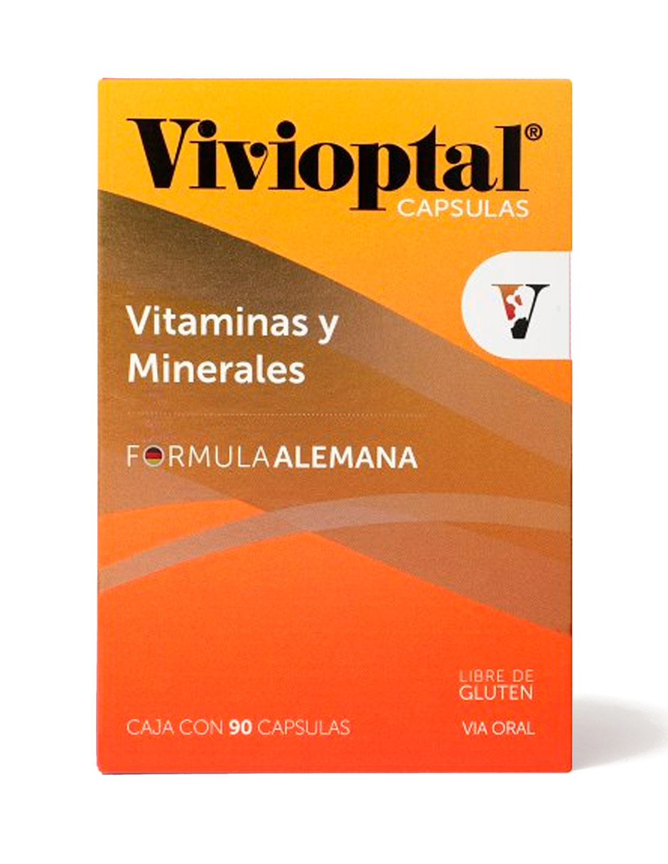 Vivioptal Vitaminas Y Minerales 90 Cápsulas