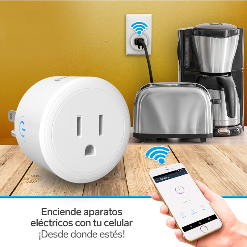 Kit 3 Contactos inteligente Wi-fi Steren Shome-100 enchufe