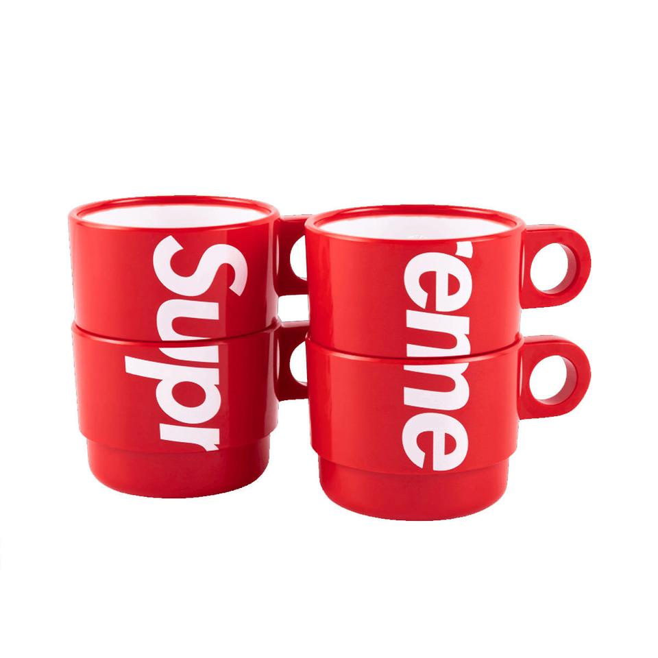 Supreme Stacking Cups (Set of 4) Red