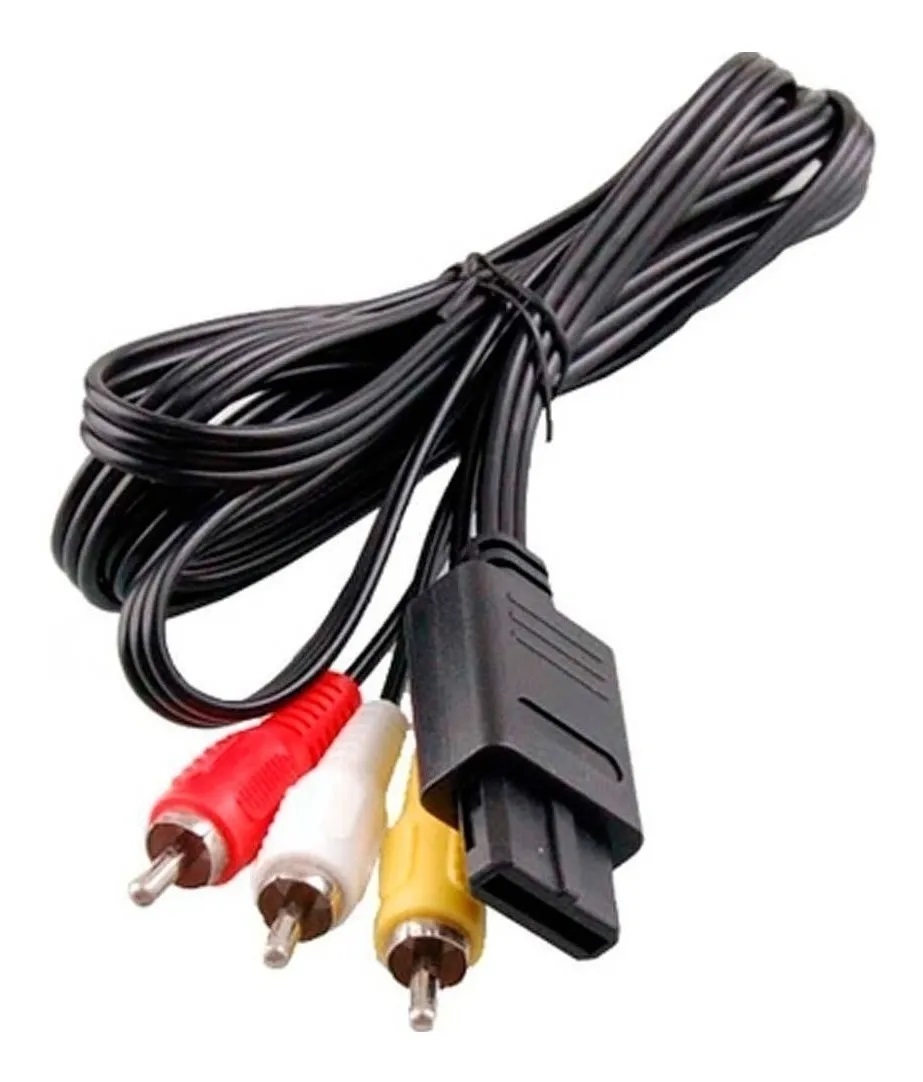 Cable Av Rca N64 Snes Super Nintendo Game Cube N64 . Bsg