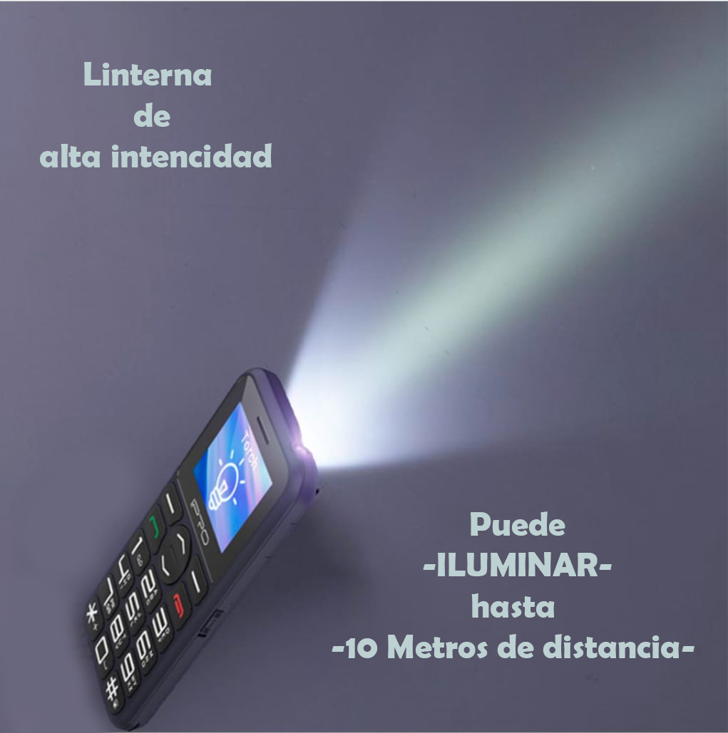 Teléfono Móvil Para Adulto Mayor Boton SOS -F183S