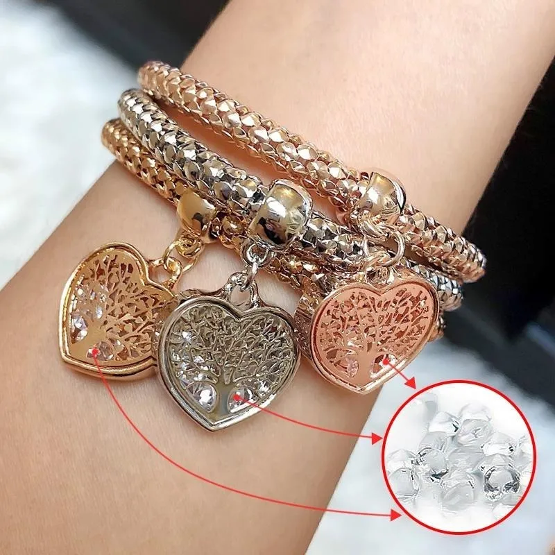 Pulsera Mujer Heart Charm Pandora Promocion Set