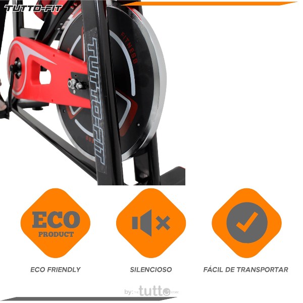 Bicicleta De Spinning Fija Tutto Fit Estatica Fitness Cardio