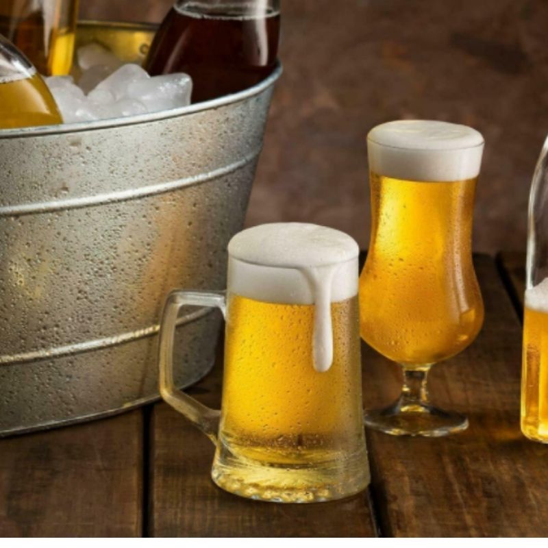 Bormioli 1522-1425 6 Vasos Vidrio Cerveza Tarro Cervecero Stern 500ml